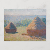Carte Postale Claude Monet - Haystacks, fin de l'été (Devant)