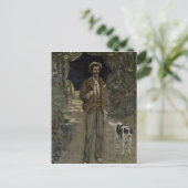 Carte Postale Claude Monet | Homme avec parapluie, c.1868-69 (Debout devant)