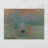 Carte Postale Claude Monet - Impression, lever de soleil (Devant)