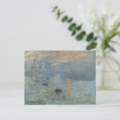 Carte Postale Claude Monet, Impression, soleil levant (Debout devant)