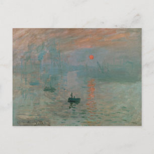 Carte Postale Claude Monet Impression Soleil levant (soleil leva