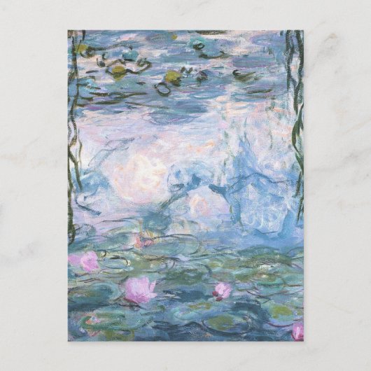 Carte Postale Claude Monet Impressionniste L'Eau Lillies Peintur (Devant)