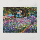 Carte Postale Claude Monet : Iris dans le jardin de Monet (Devant)