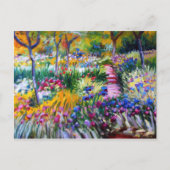 Carte Postale Claude Monet : Iris Garden par Giverny (Devant)