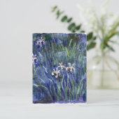 Carte Postale Claude Monet : Irises (Debout devant)