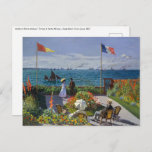 Carte Postale Claude Monet - Jardin de Sainte-Adresse<br><div class="desc">Jardin à Sainte-Adresse / Terrasse à Sainte-Adresse - Claude Monet,  Huile sur toile,  1867</div>