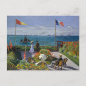 Carte Postale Claude Monet - Jardin de Sainte-Adresse (Devant)