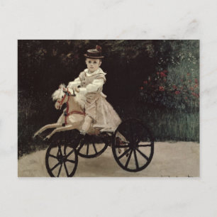 Carte Postale Claude Monet   Jean Monet sur son Hobby Horse, 187