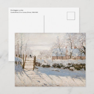 Carte Postale Claude Monet - La Pie