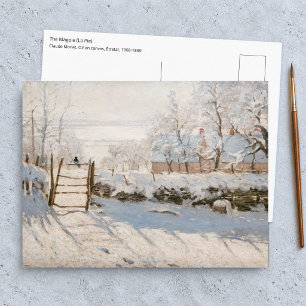 Carte Postale Claude Monet - La Pie