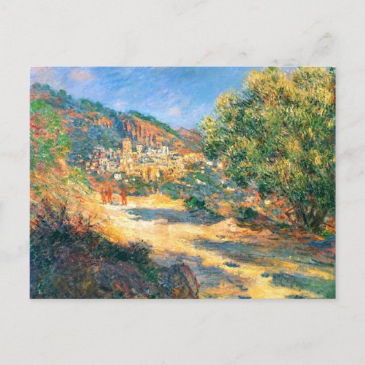 Carte Postale Claude Monet : La route de Monte Carlo (Devant)