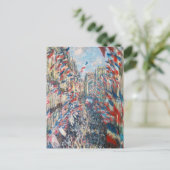 Carte Postale Claude Monet - La Rue Montorgueil - Paris (Debout devant)