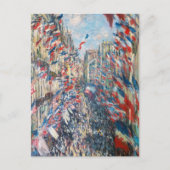 Carte Postale Claude Monet - La Rue Montorgueil - Paris (Devant)