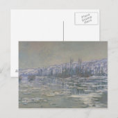 Carte Postale Claude Monet - La rupture de la glace (Devant / Derrière)