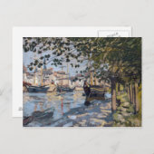 Carte Postale Claude Monet | la Seine à Rouen, 1872 (Devant / Derrière)