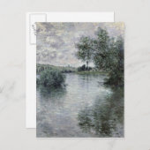 Carte Postale Claude Monet | La Seine à Vetheuil, 1879 (Devant / Derrière)
