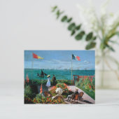 Carte Postale Claude Monet | La Terrasse à Sainte-Adresse, 1867 (Debout devant)