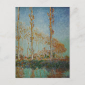 Carte Postale Claude Monet - L'Artwork Des Poplars (Devant)