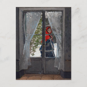 Carte Postale Claude Monet Le Kerchief rouge