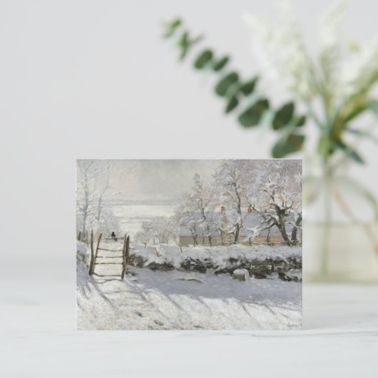 CARTE POSTALE CLAUDE MONET LE MAGPIE (Debout devant)