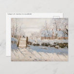 Carte Postale Claude Monet - Le Magpie<br><div class="desc">The Magpie / La Pie - Claude Monet,  Huile sur toile,  1868-1869</div>