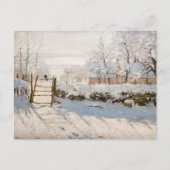 Carte Postale Claude Monet - Le Magpie (Devant)