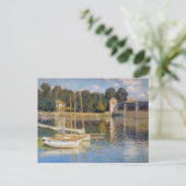 Carte Postale Claude Monet - Le pont d'Argenteuil (Debout devant)