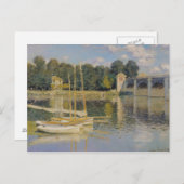 Carte Postale Claude Monet | Le pont d'Argenteuil, 1874 (Devant / Derrière)