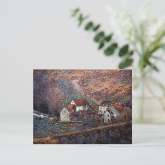 Carte Postale Claude Monet - Le pont de Vervy (Debout devant)