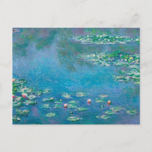 Carte Postale Claude Monet. L'Eau Est Nichée. Impressionnisme fr (Devant)