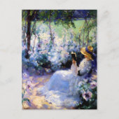 Carte Postale Claude Monet - Lecture d'une femme (Devant)