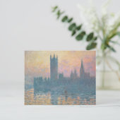 Carte Postale Claude Monet | Les Chambres du Parlement, coucher  (Debout devant)