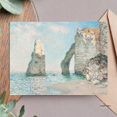 Carte Postale Claude Monet Les falaises à Étretat Peinture Art