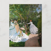 Carte Postale Claude Monet - Les femmes dans le jardin (Devant)