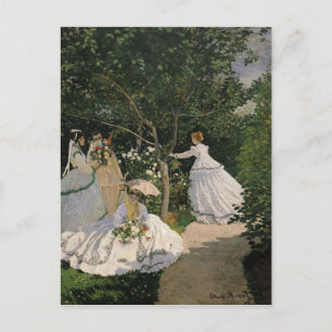 Carte Postale Claude Monet Les femmes dans le jardin, 1866