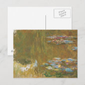 Carte Postale Claude Monet - L'Etang Lily (Devant / Derrière)