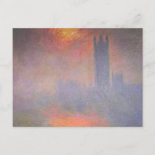 Carte Postale Claude Monet London Chambres du Parlement du Royau