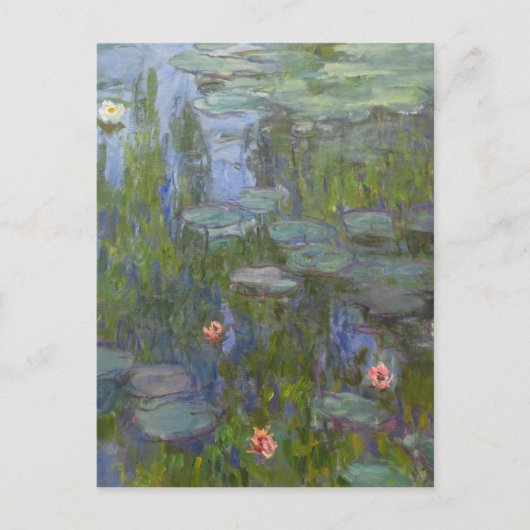 Carte Postale Claude Monet - Lys d'eau (Devant)