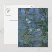 Carte Postale Claude Monet - Lys d'eau (Devant / Derrière)