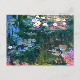 Carte Postale Claude Monet - Lys d'eau (1917)
