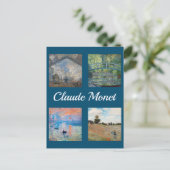 Carte postale Claude Monet Masterpieces Patchwork (Debout devant)