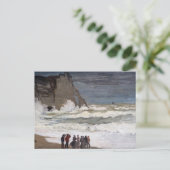 Carte Postale Claude Monet - Mer Noire à Etretat (Debout devant)