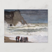 Carte Postale Claude Monet - Mer Noire à Etretat (Devant)