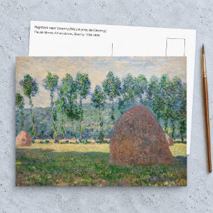 Carte Postale Claude Monet - Meules près de Giverny