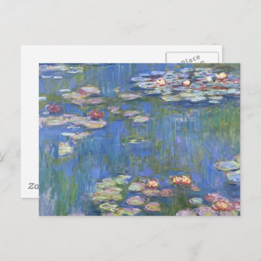 Carte Postale Claude Monet // Nappes d'eau (Devant / Derrière)