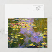 Carte Postale Claude Monet : Nappes d'eau (Devant / Derrière)