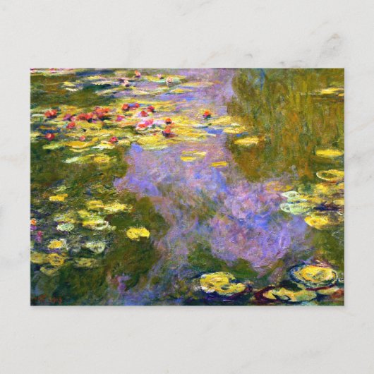 Carte Postale Claude Monet : Nappes d'eau (Devant)