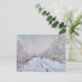 Carte Postale Claude Monet // Neige à Argenteuil (Debout devant)