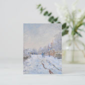 Carte Postale Claude Monet // Neige à Argenteuil (Debout devant)