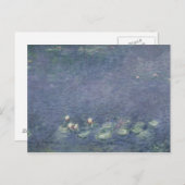 Carte Postale Claude Monet | Nénuphar : Matin, 1914-18 (Devant / Derrière)
